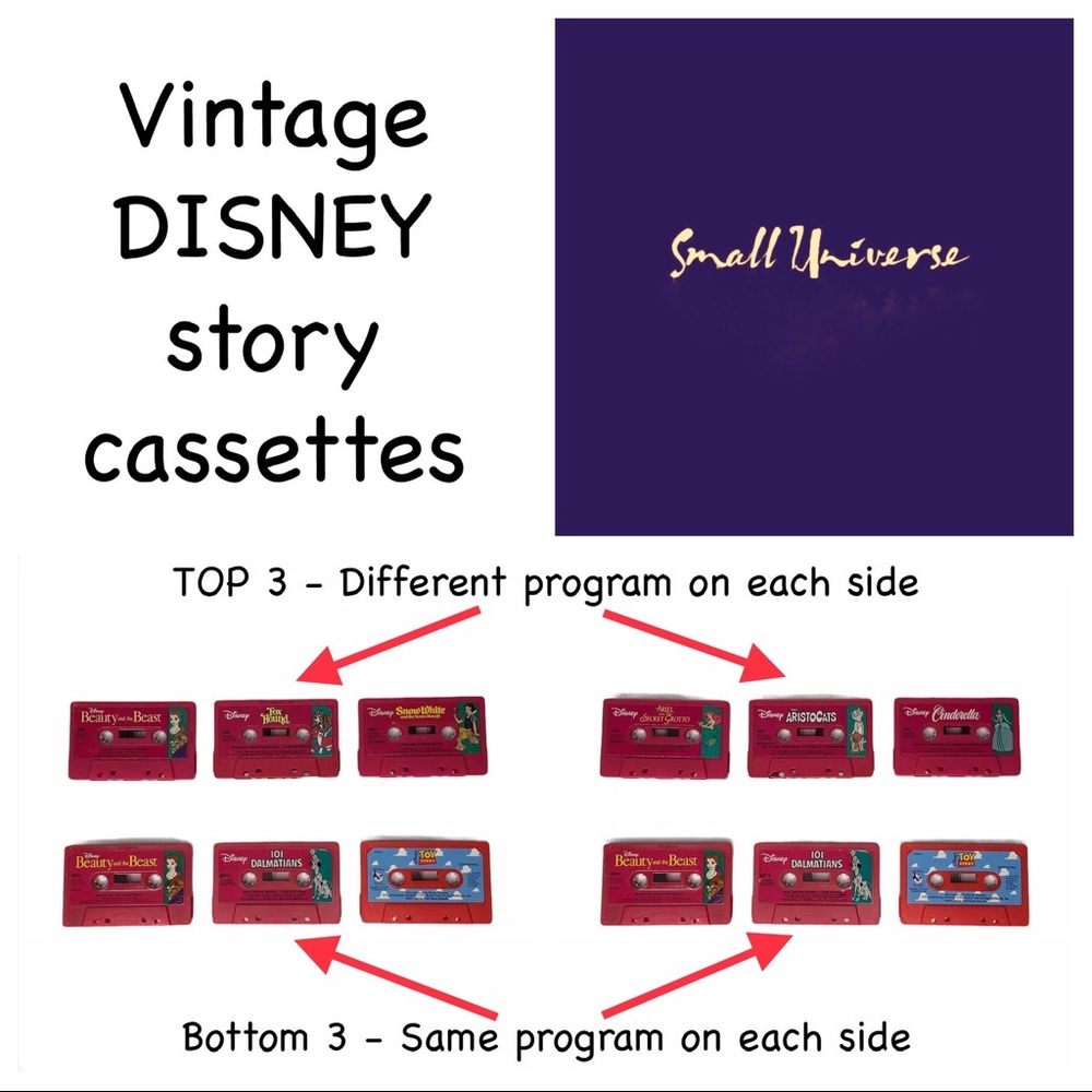 Vintage DISNEY cassettes